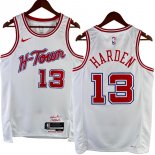 NO.13 Harden Maglia Houston Rockets 2024/2025 Bianco