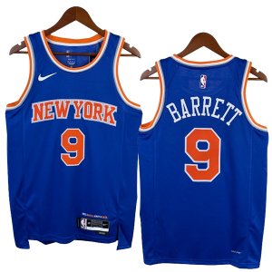 NO.9 Barrett Maglia New York Knicks 2023/2024 Blu