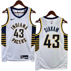 NO.43 Siakam Maglia Indiana Pacers 2023/2024 Bianco