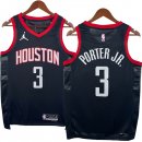 NO.3 Porter-Jr. Maglia Houston Rockets 2024/2025 Nero