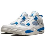Air Jordan 4 Retro Military Bianco Blu-308497-105