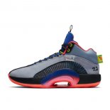 Air Jordan 35 Center of Gravity Blu Rosso