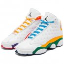 Air Jordan 13 Playground Bianco Arancio Giallo Viola