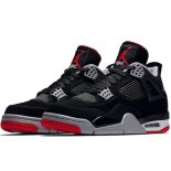 Air Jordan 4 Retro Bred Nero Rosso-308497-060