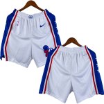 Maglia Philadelphia Sixers Pantaloni 2023/2024 Bianco