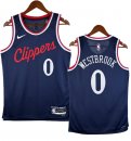 NO.0 Westbrook Maglia Los Angeles Clippers 2024/2025 Blu Navy