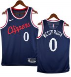 NO.0 Westbrook Maglia Los Angeles Clippers 2024/2025 Blu Navy