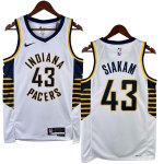 NO.43 Siakam Maglia Indiana Pacers 2023/2024 Bianco