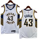 NO.43 Siakam Maglia Indiana Pacers 2023/2024 Bianco