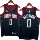 NO.0 Westbrook Maglia Houston Rockets 2024/2025 Nero