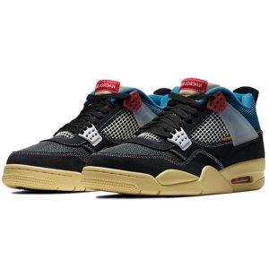 Air Jordan 4 x Union LA Retro SP Off Noir Nero Blu