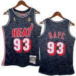 NO.93 BAPE Maglia Miami Heat 2023 Nero