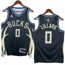 NO.0 Lillard Maglia Milwaukee Bucks 2023/2024 Nero