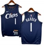 NO.1 Harden Maglia Los Angeles Clippers 2023/2024 Blu Navy