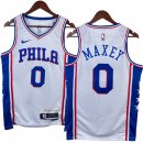 NO.0 Maxey Maglia Philadelphia Sixers 2023/2024 Bianco