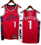 NO.1 Harden Maglia Los Angeles Clippers 2024/2025 Rosso