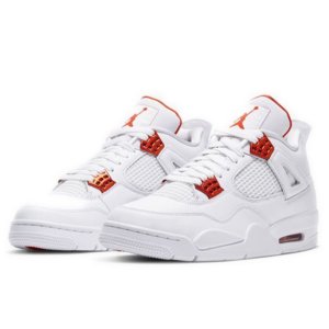 Air Jordan 4 Retro Orange Metallic Bianco Arancione