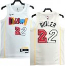 NO.22 Butler Maglia Miami Heat 2023 Bianco