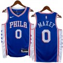 NO.0 Maxey Maglia Philadelphia Sixers 2023/2024 Blu