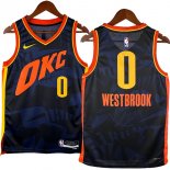 NO.0 Westbrook Maglia Oklahoma City Thunder 2024/2025 Nero