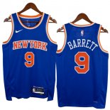 NO.9 Barrett Maglia New York Knicks 2023/2024 Blu