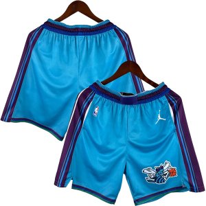 Maglia Charlotte Hornets Pantaloni 2024 Blu