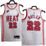 NO.22 Butler Maglia Miami Heat 2023 Nero Bianco