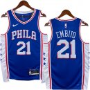 NO.21 Embiid Maglia Philadelphia Sixers 2023/2024 Blu