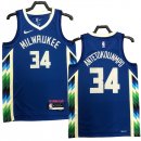 NO.34 Antetokounmp Maglia Milwaukee Bucks 2023/2024 Azul