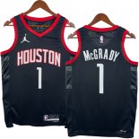 NO.1 McGrady Maglia Houston Rockets 2024/2025 Nero
