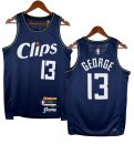 NO.13 George Maglia Los Angeles Clippers 2023/2024 Blu Navy
