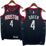 NO.4 Green Maglia Houston Rockets 2024/2025 Nero