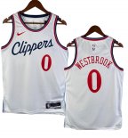 NO.0 Westbrook Maglia Los Angeles Clippers 2024/2025 Bianco
