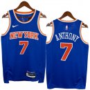 NO.7 Anthony Maglia New York Knicks 2023/2024 Blu
