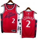 NO.2 Leonard Maglia Los Angeles Clippers 2024/2025 Rosso