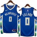 NO.0 Lillard Maglia Milwaukee Bucks 2023/2024 Blu