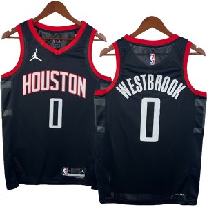 NO.0 Westbrook Maglia Houston Rockets 2024/2025 Nero