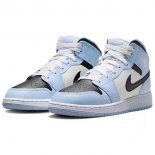 Air Jordan 1 Mid Bianco Blu