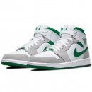 Air Jordan 1 Mid Bianco Grigio Verde