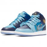 Air Jordan 1 Mid Fly Blu